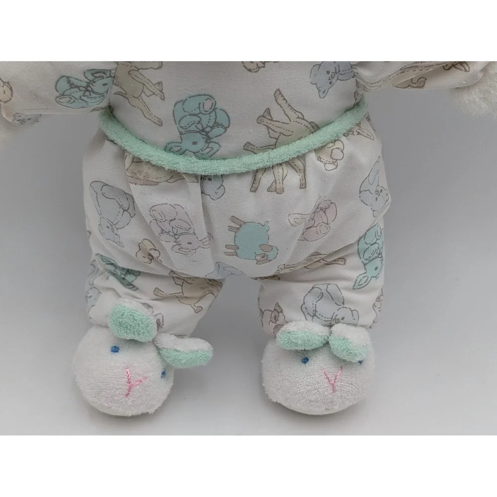 Carters‎ Prestige Rabbit Plush Bunny Terry Cloth Slippers 11 Inch Rattle Stuffed